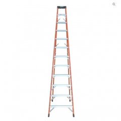 ESCALERA FIBRA DE VIDRIO TIJERA 371 CM / 12 PELDAÑOS