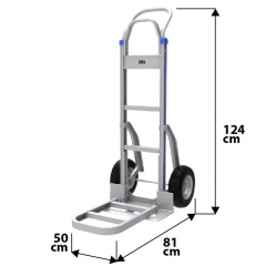 CARRO ALUMINIO BANDEJA PLEGABLE 200 KG