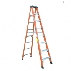 ESCALERA FIBRA DE VIDRIO TIJERA 249 CM / 8 PELDAÑOS