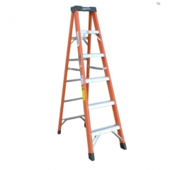 ESCALERA FIBRA DE VIDRIO TIJERA 188 CM / 6 PELDAÑOS
