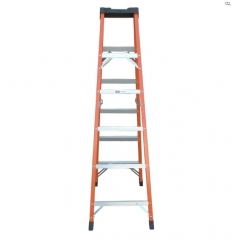 ESCALERA FIBRA DE VIDRIO TIJERA 188 CM / 6 PELDAÑOS