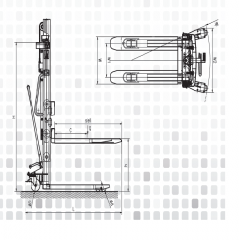 APILADORES MANUALES 1.6 MTS. 1 TON. ANGOSTO