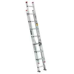 ESCALERA TELESCOPICA DE ALUMINIO 16 PELDAOS 150 KG MARCA CUPRUM