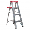 ESCALERA TIJERA DE ALUMINIO 4 PELDAOS 1.22 MTS