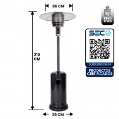 ESTUFA DE PATIO EXTERIOR SOMBRERO 13 KW
