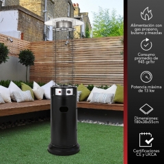 ESTUFA DE PATIO EXTERIOR CILINDRO 13 KW