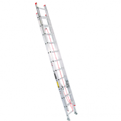 ESCALERA DE EXTENSIÓN ALUMINIO DE 24 PELDAÑOS MARCA CUPRUM