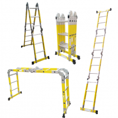 ESCALERA MULTIPROPOSITO FIBRA DE VIDRIO